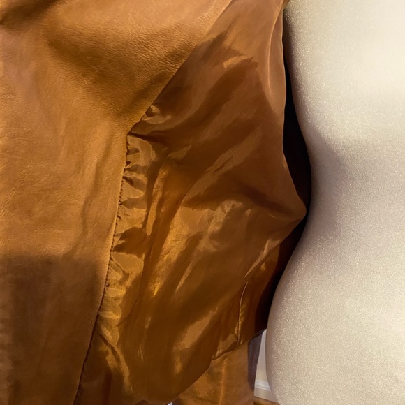 Max Studio Faux Leather Jacket - Size L - Picture 8 of 10